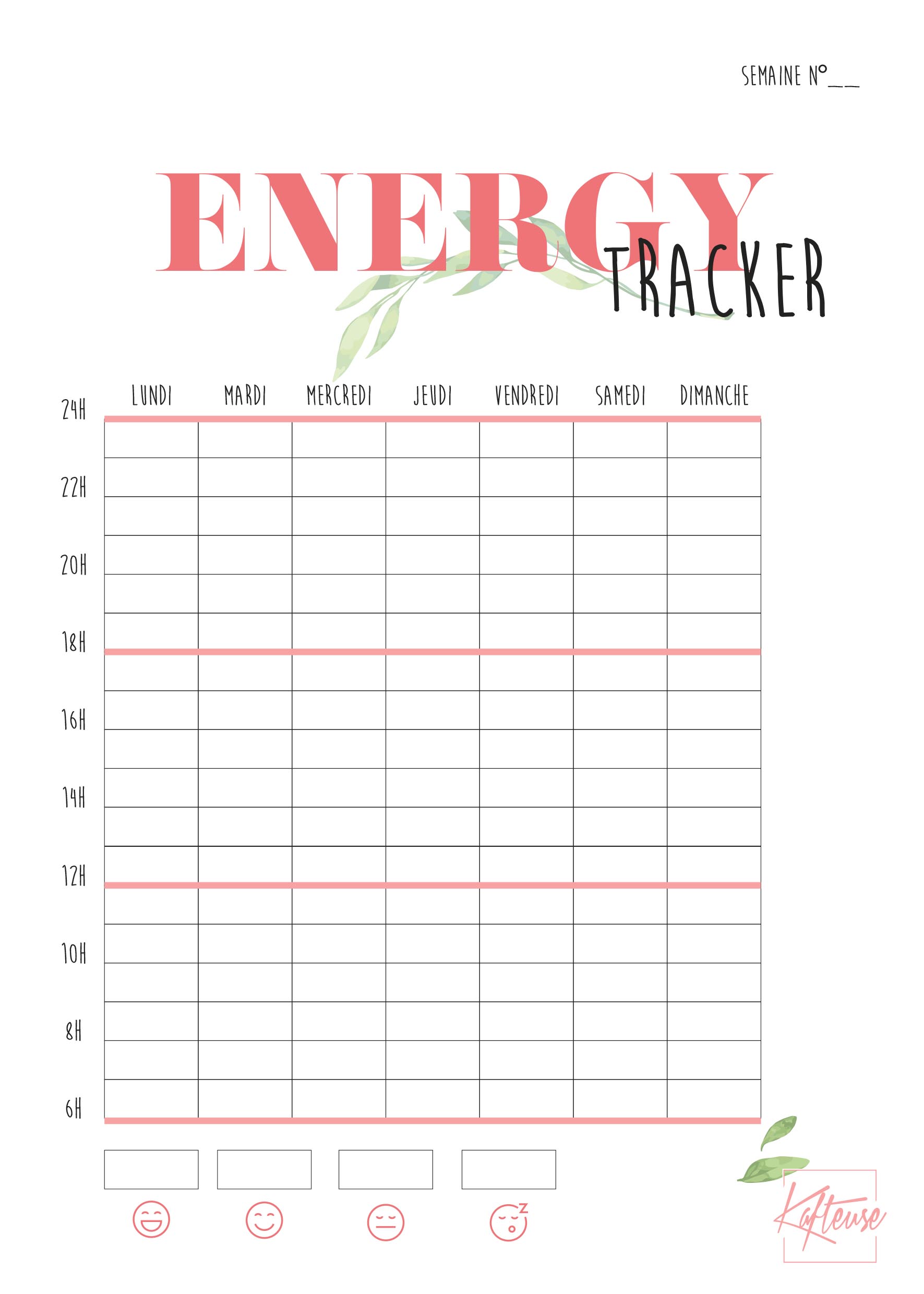 energy tracker - kafteuse